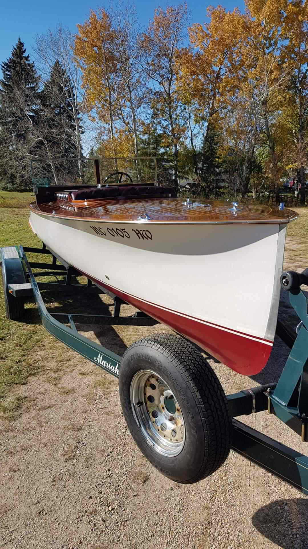 1930 W.J. JOHNSON 22' LONG DECK LAUNCH