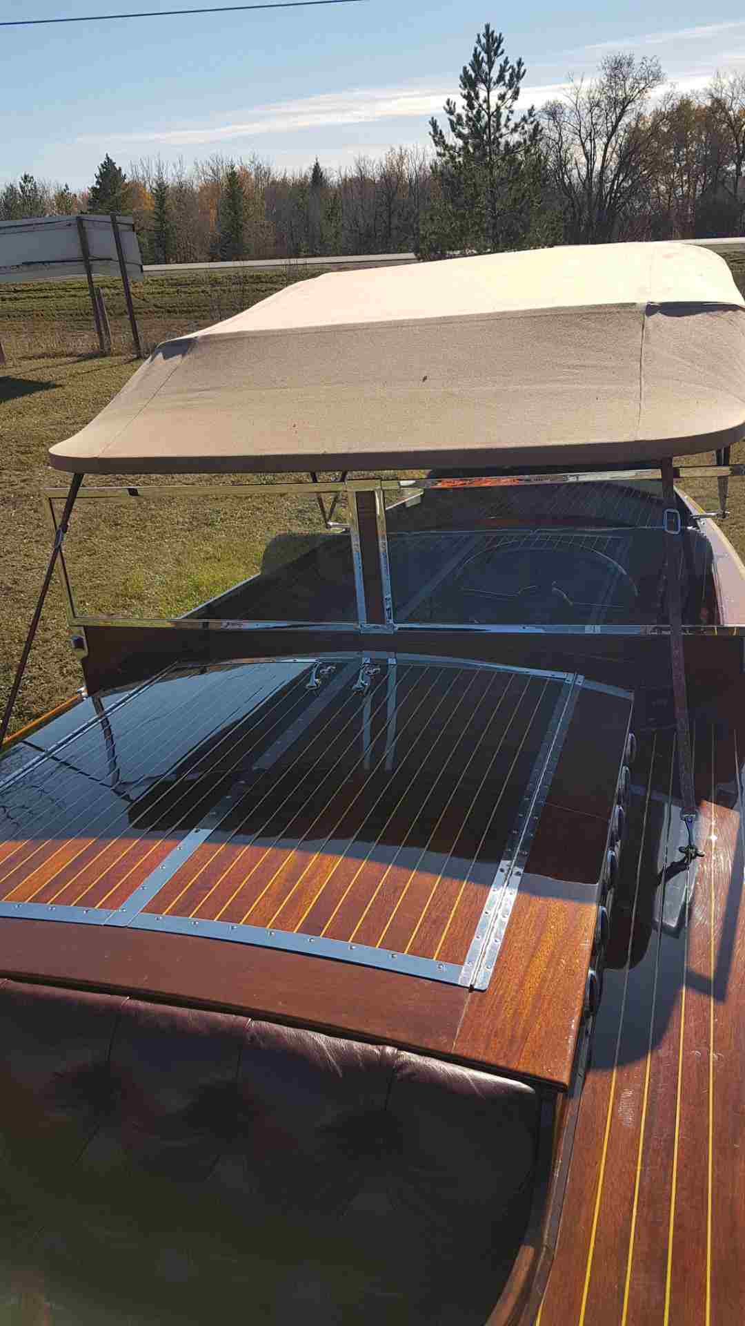 1930 W.J. JOHNSON 22' LONG DECK LAUNCH