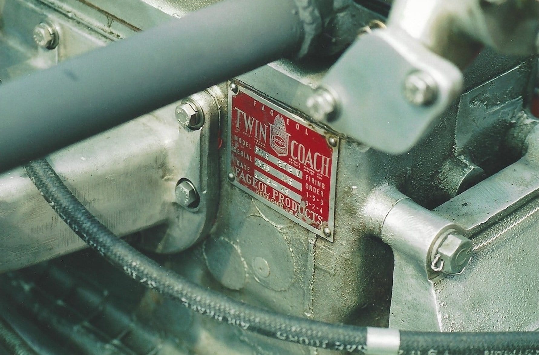 1 of 6 Aluminum Fageol Twin Coach Engines built in 1948