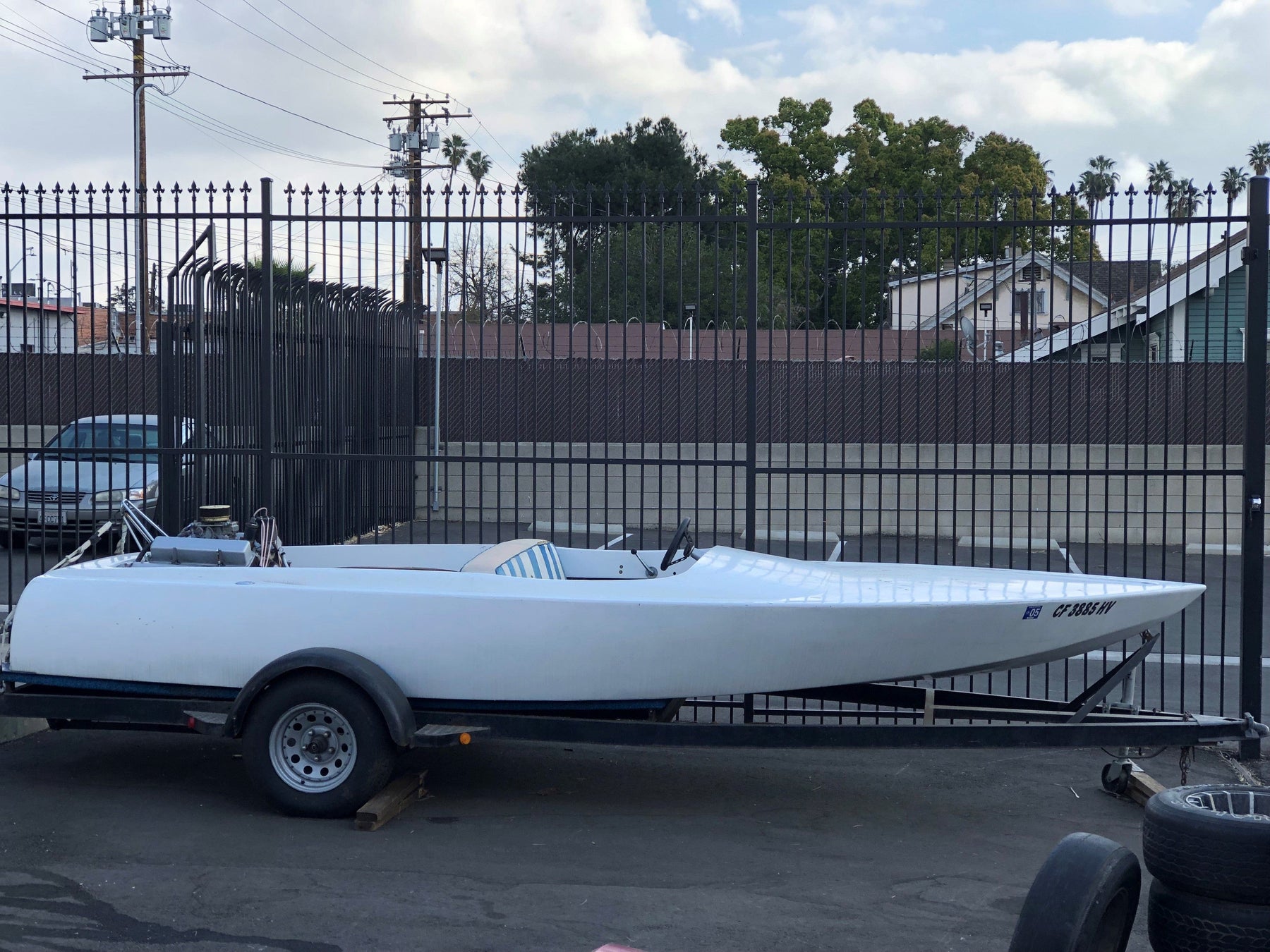 1968 Flatbottom Speedboat
