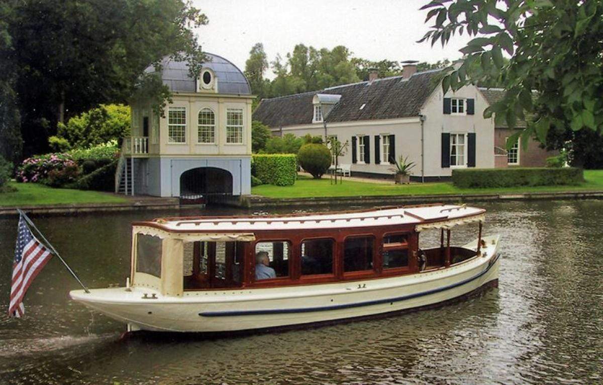 Classic Wooden Boat for Sale - 1910 DUTCH SALON BOAT