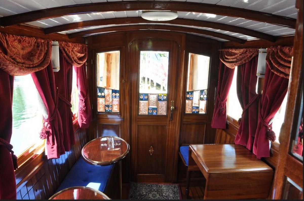 Classic Wooden Boat for Sale - 1910 DUTCH SALON BOAT