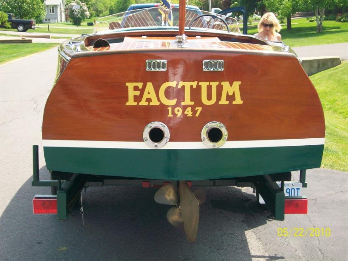 Classic Wooden Boat for Sale - 1947 HACKERCRAFT 20' UTILITY