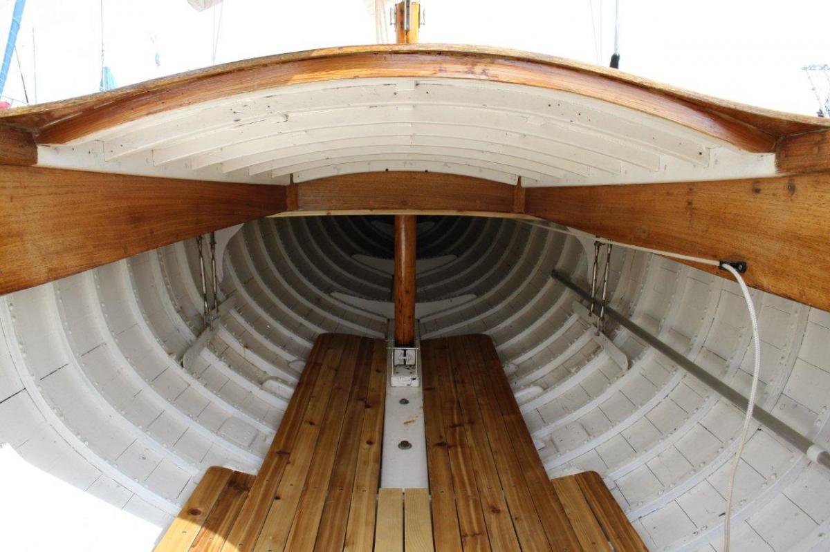Classic Wooden Boat for Sale - 1948 DRAGON 30' SAILBOAT