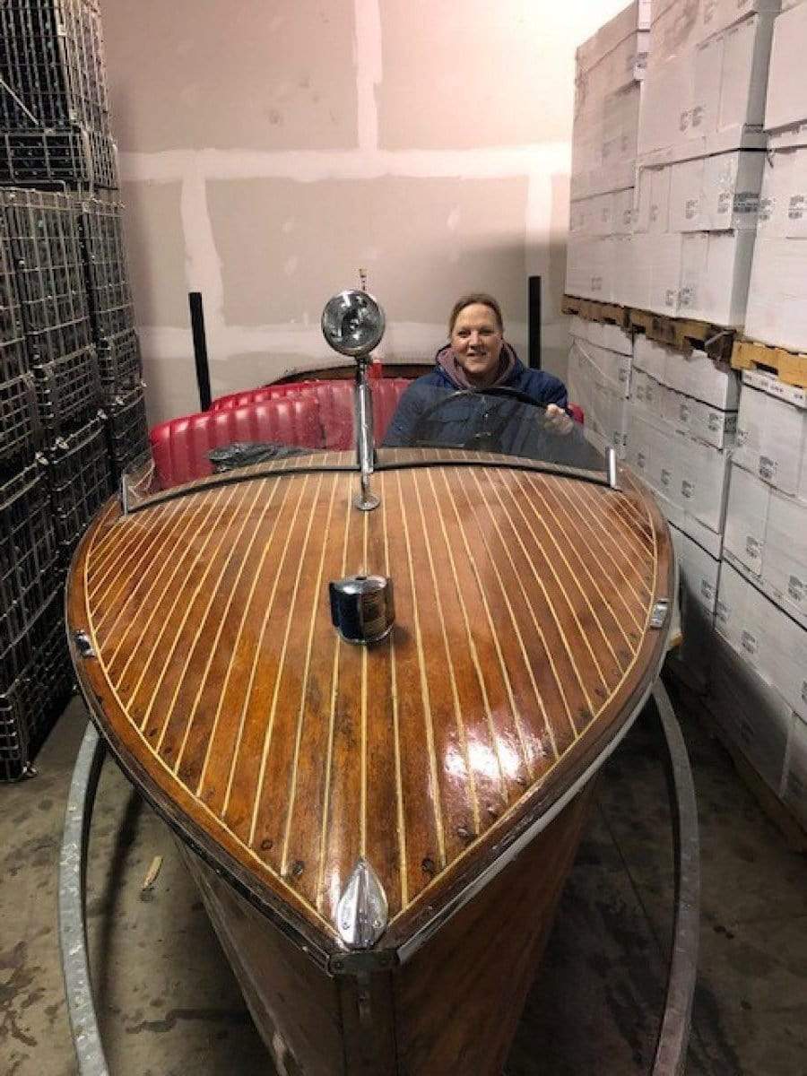 Classic Wooden Boat for Sale - 1948 DUKE 18' PLAYMATE - MOSTLY ORIGINAL BOAT