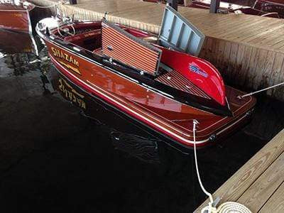 Classic Wooden Boat for Sale - 1948 VENTNOR 23' RARE TWIN ENGINE RUNABOUT