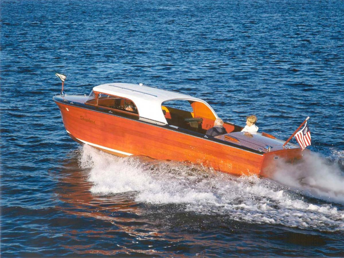 Classic Wooden Boat for Sale - 1954 SHEPHERD 24' HARDTOP