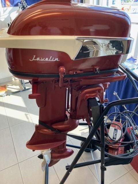 Classic Wooden Boat for Sale - 1956 Johnson Javelin 30hp