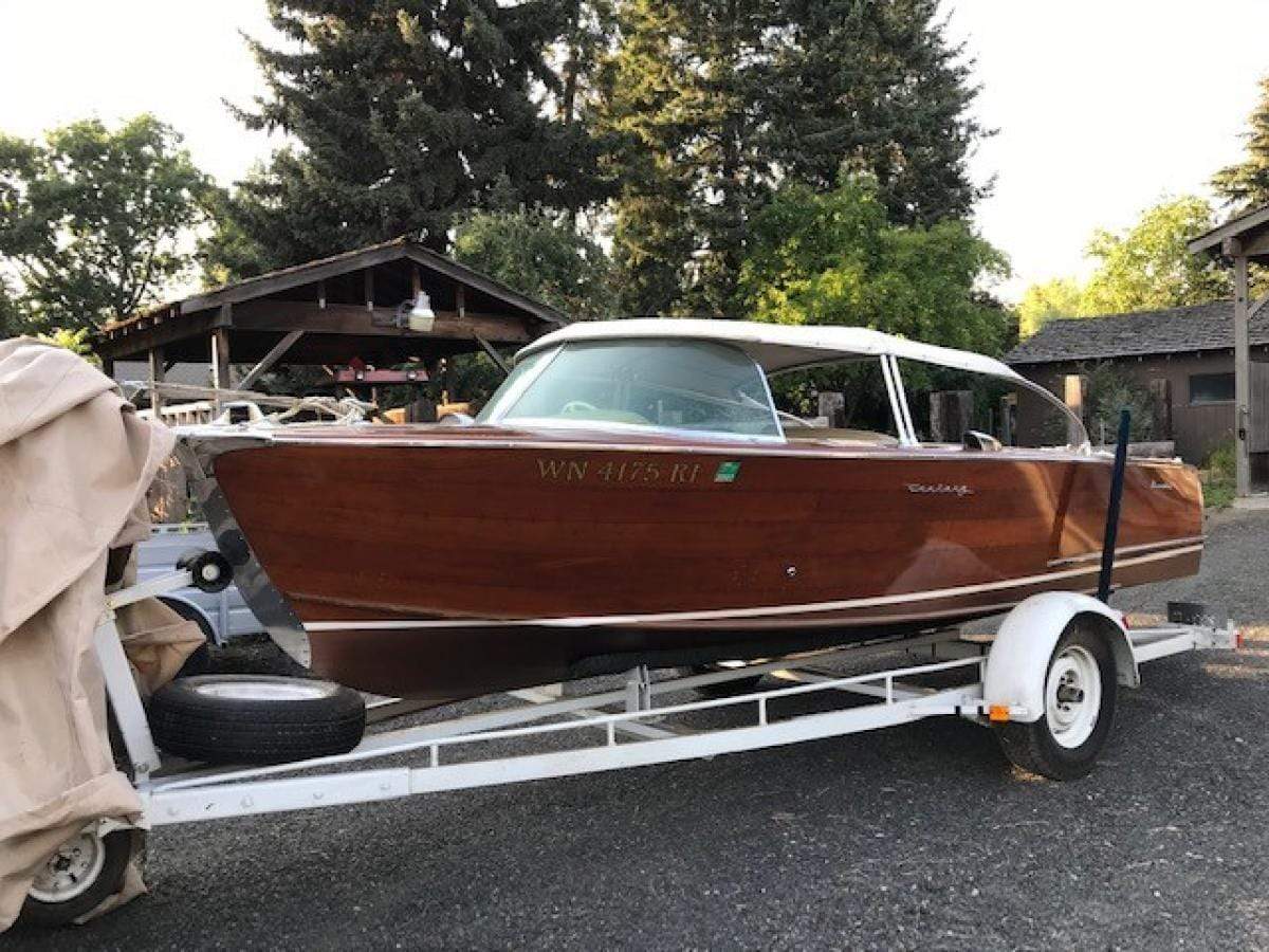 Classic Wooden Boat for Sale - 1957 CENTURY 18' RESORTER