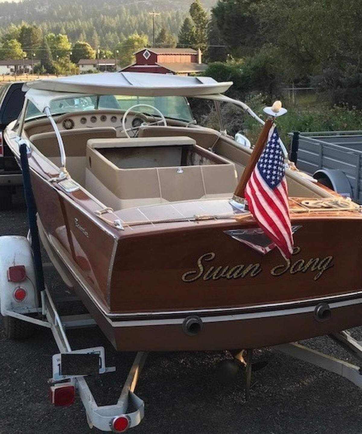 Classic Wooden Boat for Sale - 1957 CENTURY 18' RESORTER