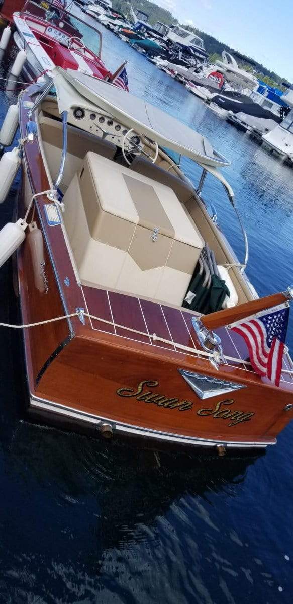 Classic Wooden Boat for Sale - 1957 CENTURY 18' RESORTER