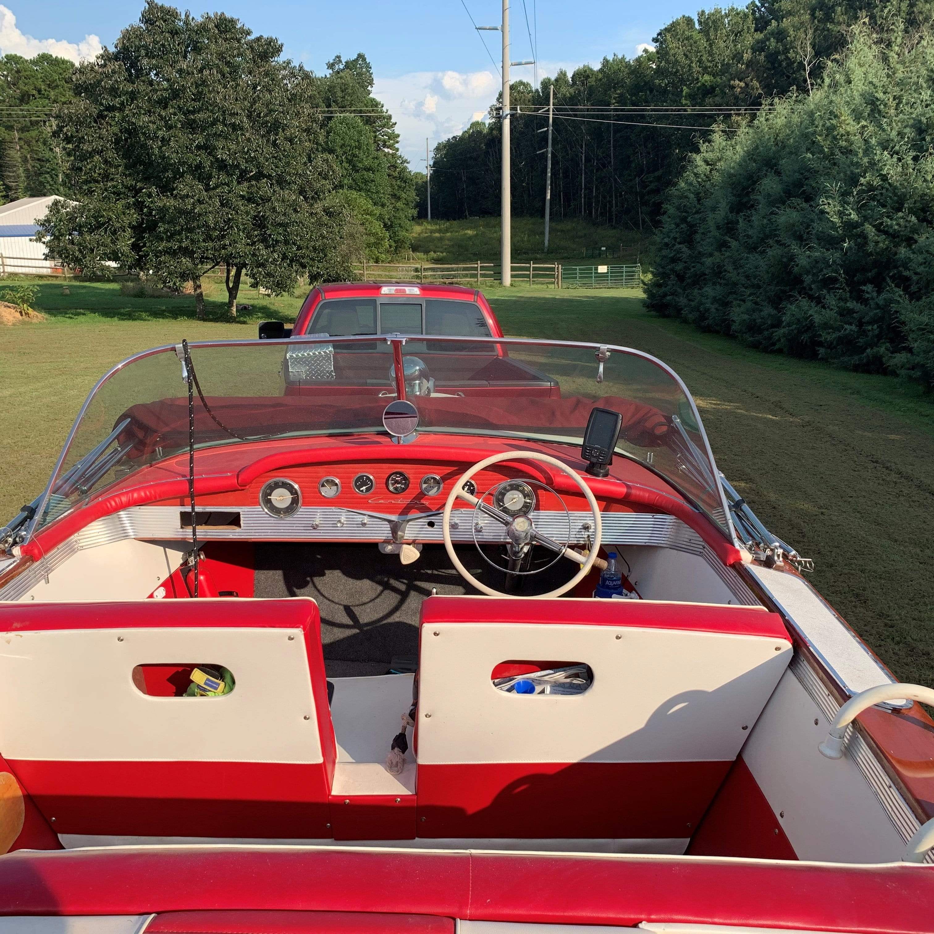 Classic Wooden Boat for Sale - 1957 CENTURY 21' CORONADO