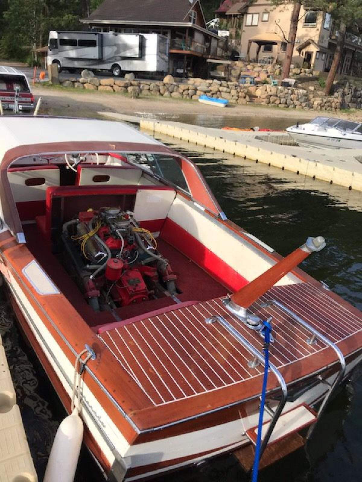 Classic Wooden Boat for Sale - 1957 CENTURY 21' CORONADO HARDTOP
