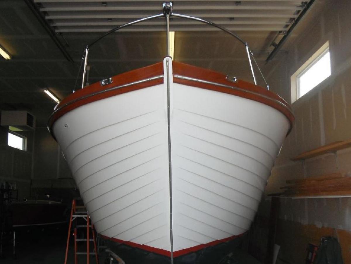 Classic Wooden Boat for Sale - 1957 CHRIS-CRAFT 40' SEA SKIFF SEMI-ENCLOSED CRUISER