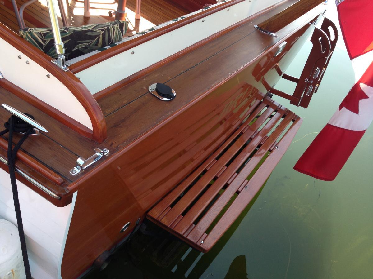 Classic Wooden Boat for Sale - 1957 CHRIS-CRAFT 40' SEA SKIFF SEMI-ENCLOSED CRUISER