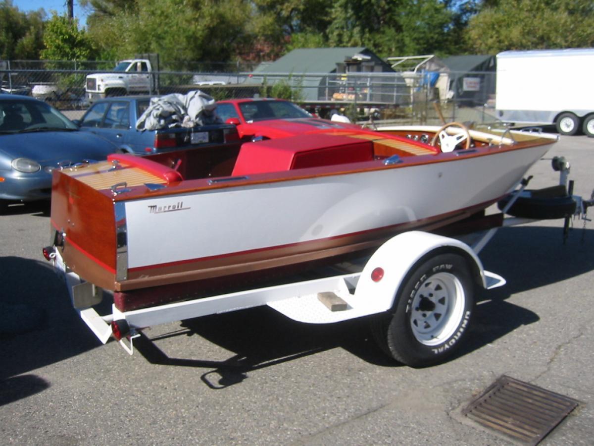Classic Wooden Boat for Sale - 1959 MERRELL 15' RUNABOUT