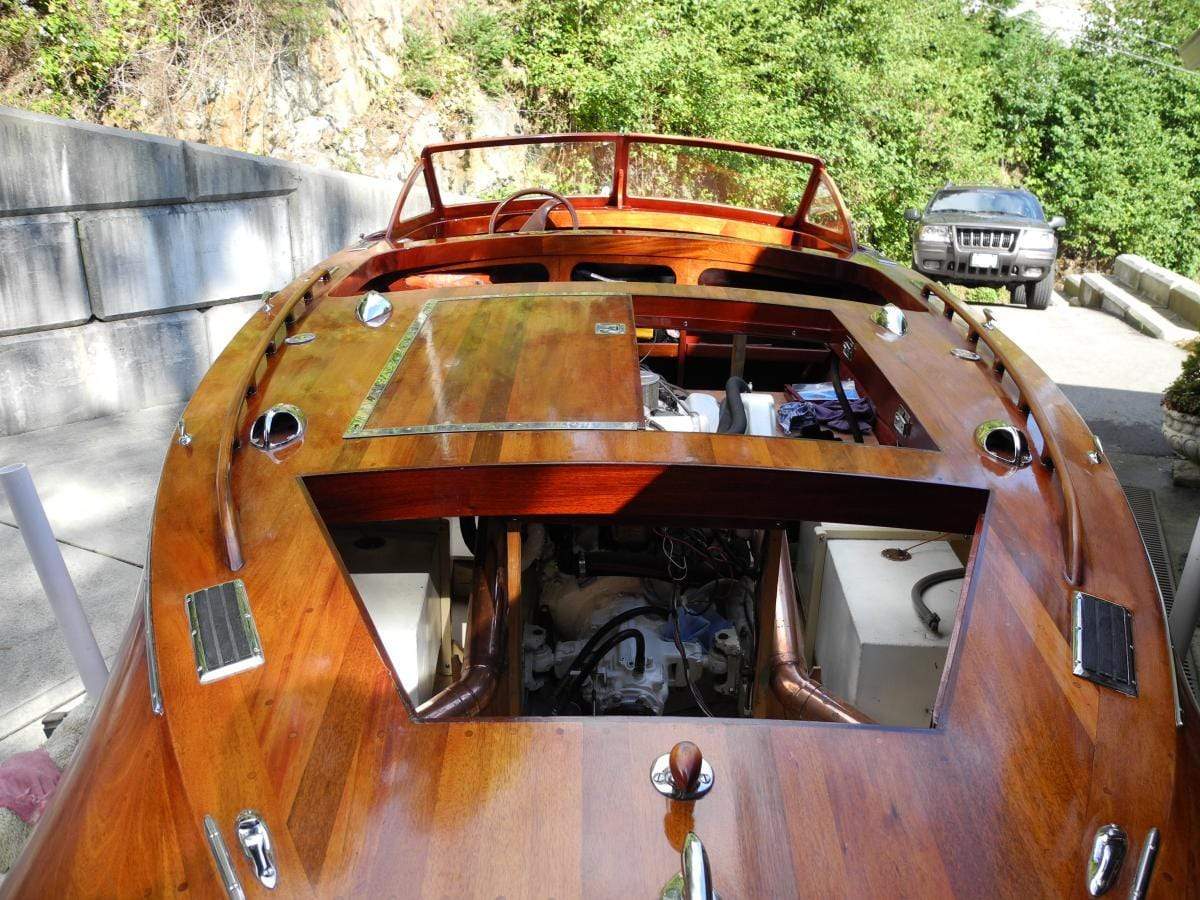 Classic Wooden Boat for Sale - 1961 GRENFELL 21' 3" CUSTOM BARRELBACK