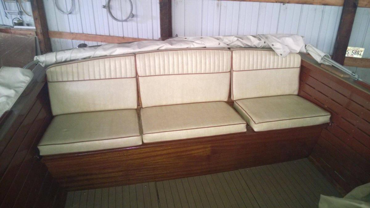 Classic Wooden Boat for Sale - 1964 LYMAN 21' CUDDY STYLE INBOARD
