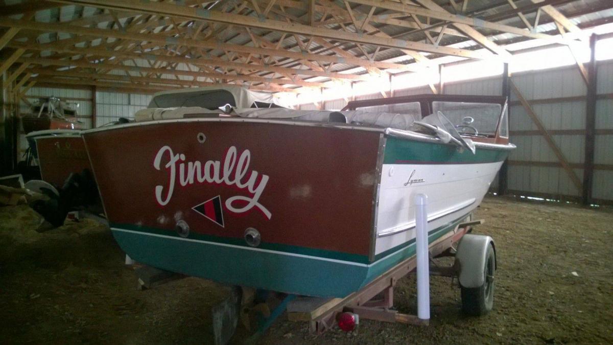 Classic Wooden Boat for Sale - 1964 LYMAN 21' CUDDY STYLE INBOARD