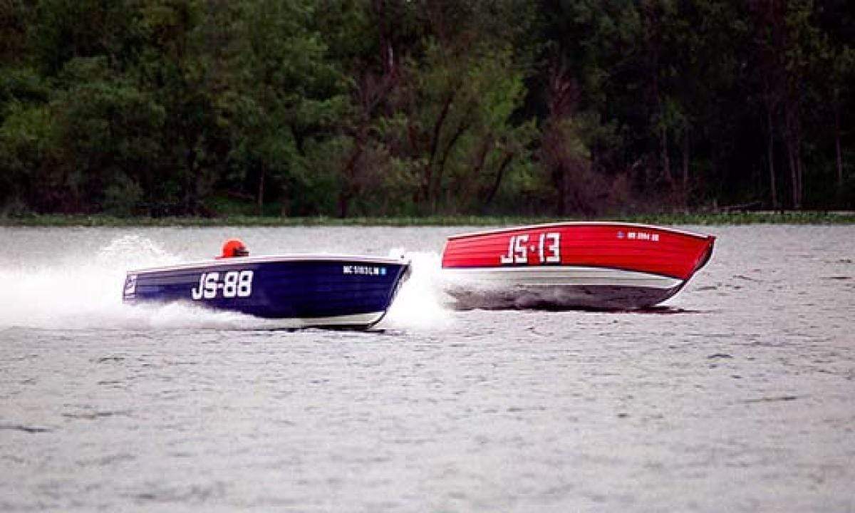 Classic Wooden Boat for Sale - 1976 J&S FIBERGLASS - JERSEY SPEED SKIFF - HULL #JS-88
