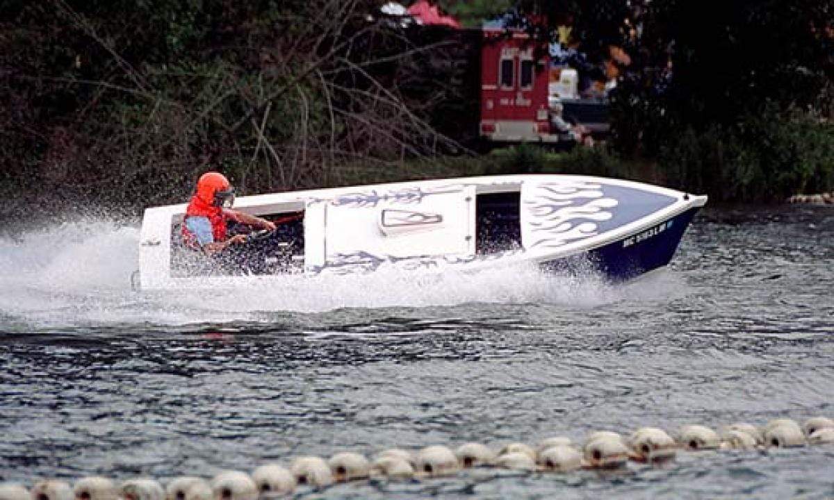 Classic Wooden Boat for Sale - 1976 J&S FIBERGLASS - JERSEY SPEED SKIFF - HULL #JS-88
