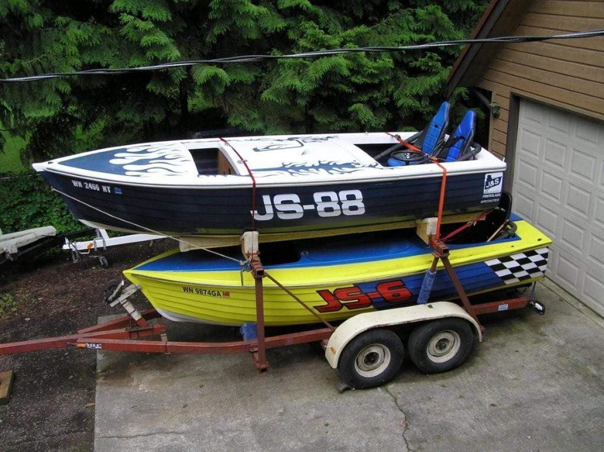 Classic Wooden Boat for Sale - 1976 J&S FIBERGLASS - JERSEY SPEED SKIFF - HULL #JS-88