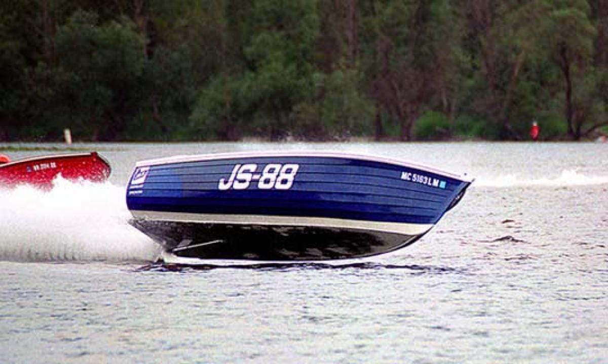 Classic Wooden Boat for Sale - 1976 J&S FIBERGLASS - JERSEY SPEED SKIFF - HULL #JS-88