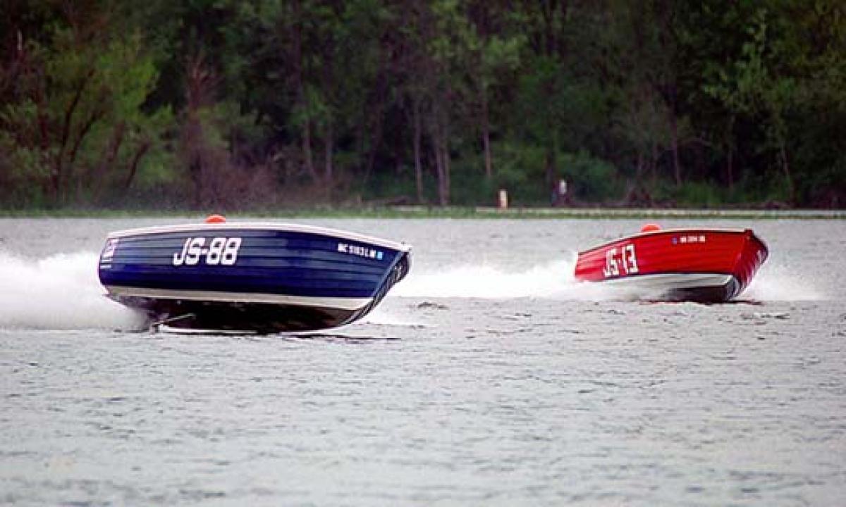 Classic Wooden Boat for Sale - 1976 J&S FIBERGLASS - JERSEY SPEED SKIFF - HULL #JS-88
