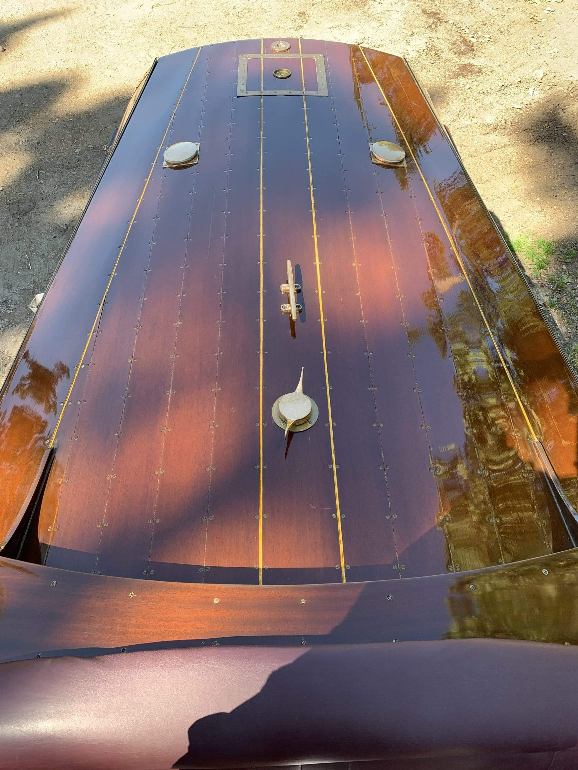 Classic Wooden Boat for Sale - 1996 Brown & Bassett 33' Gentleman's Racer - 600hp Rolls-Royce Meteor V-12