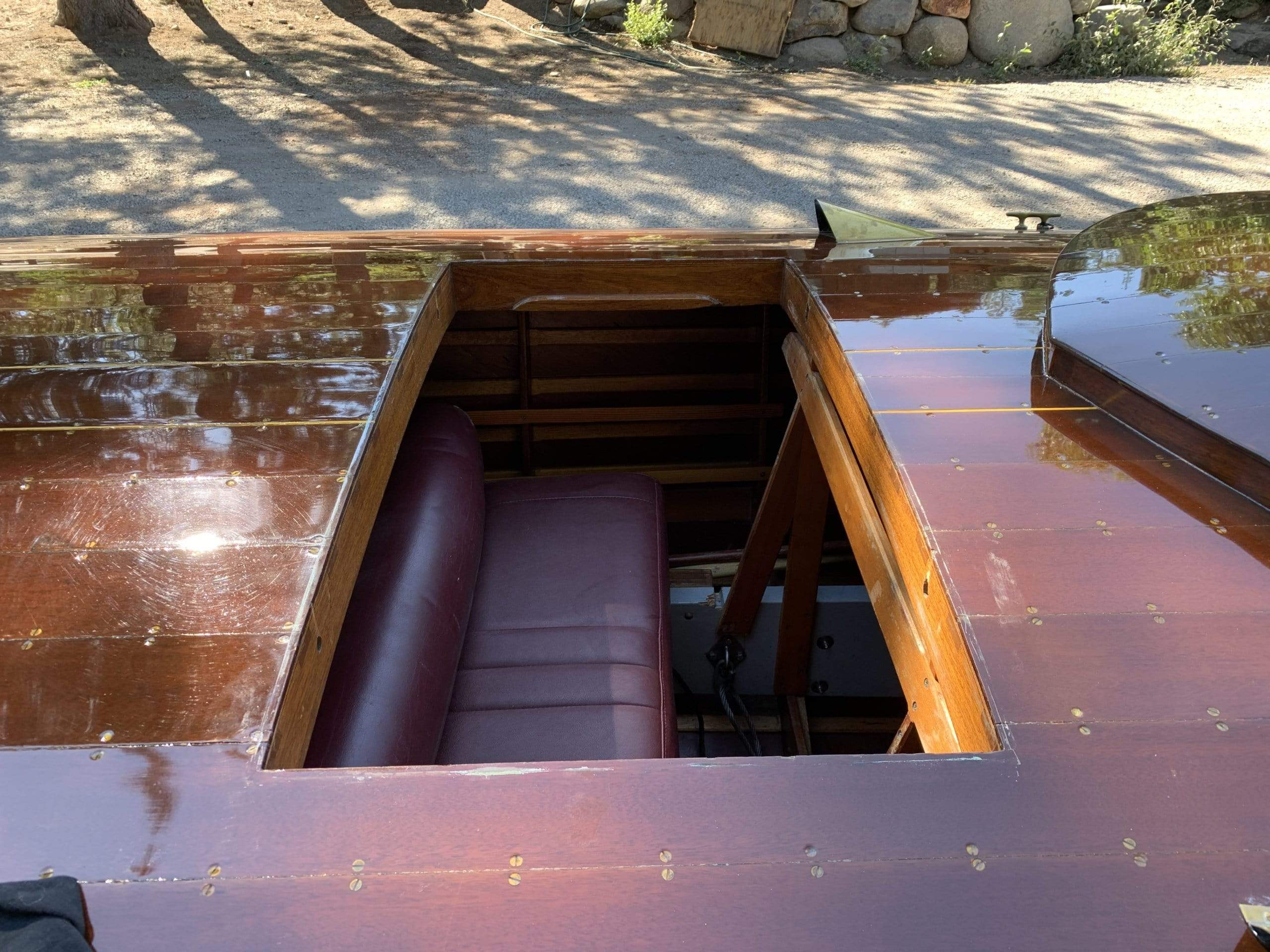 Classic Wooden Boat for Sale - 1996 Brown & Bassett 33' Gentleman's Racer - 600hp Rolls-Royce Meteor V-12