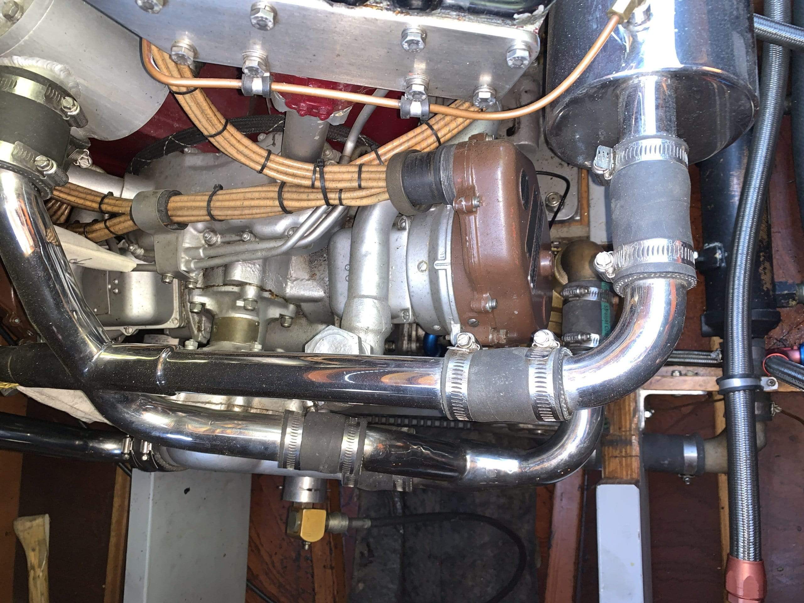 Classic Wooden Boat for Sale - 1996 Brown & Bassett 33' Gentleman's Racer - 600hp Rolls-Royce Meteor V-12