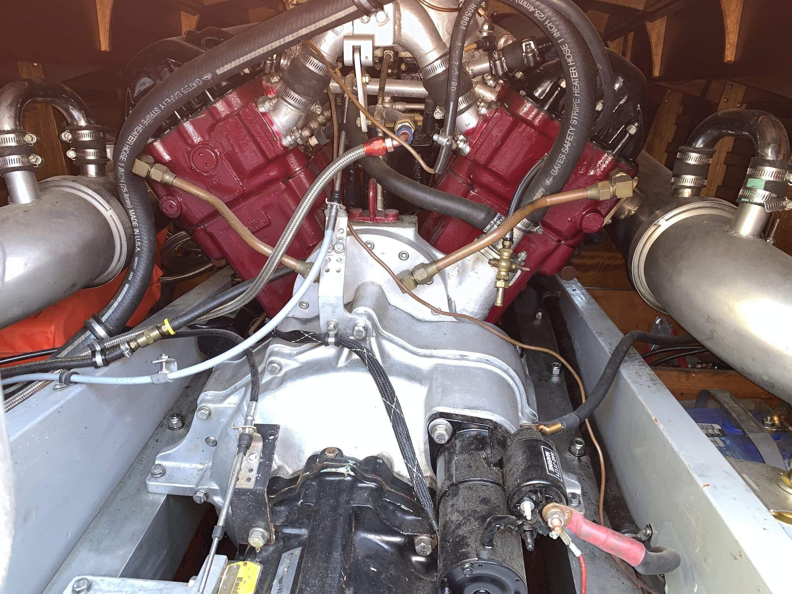 Classic Wooden Boat for Sale - 1996 Brown & Bassett 33' Gentleman's Racer - 600hp Rolls-Royce Meteor V-12