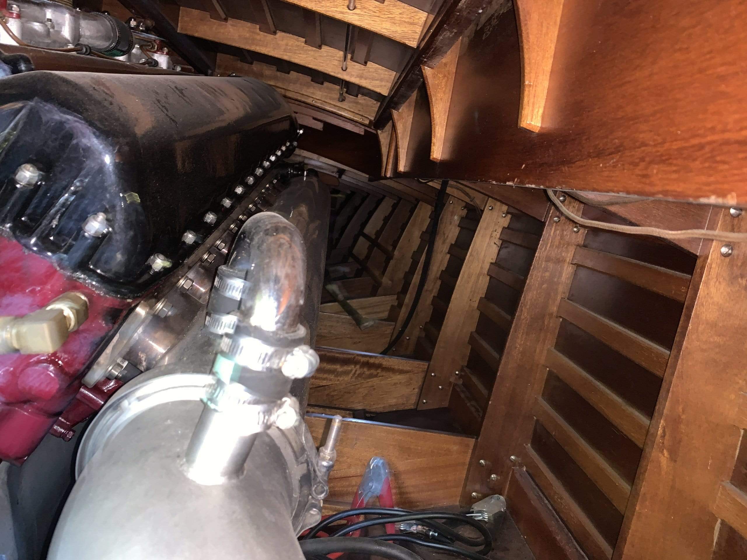 Classic Wooden Boat for Sale - 1996 Brown & Bassett 33' Gentleman's Racer - 600hp Rolls-Royce Meteor V-12