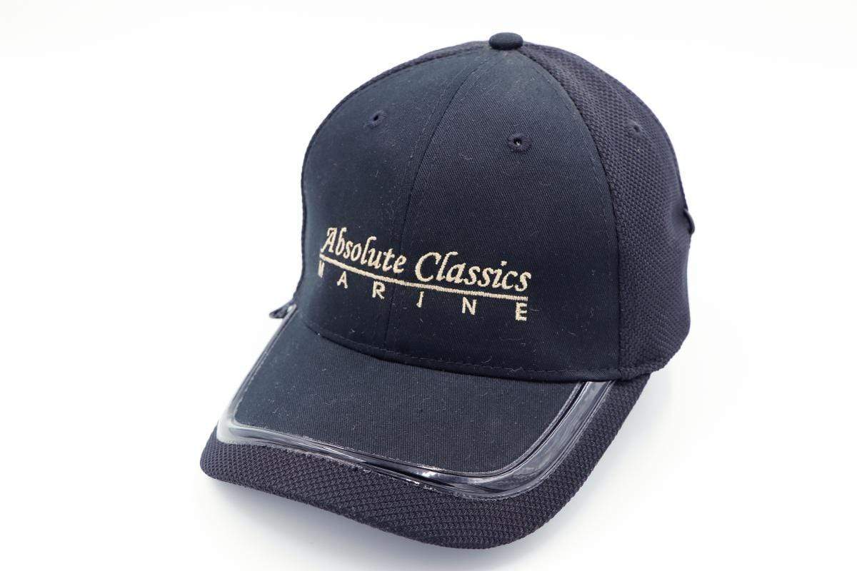 Wooden Boat Hat for Sale - Absolute Classics Marine - 'Elite Fast Dry Banded Hat' - Black with Gold