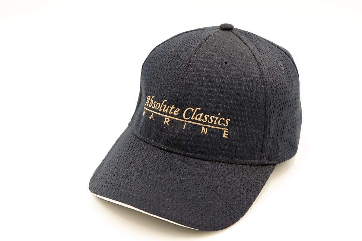 Wooden Boat Hat for Sale - Absolute Classics Marine - 'Nylon Textured Hat' - Navy with Gold trim