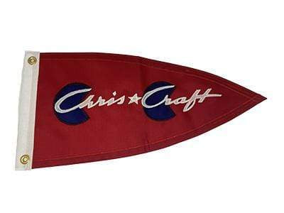 Classic Wooden Boat Parts for Sale - Chris-Craft Post-War Nylon Burgee Straight (Large)