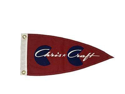 Classic Wooden Boat Parts for Sale - Post-War Chris-Craft Cotton Burgee Straight (Small)