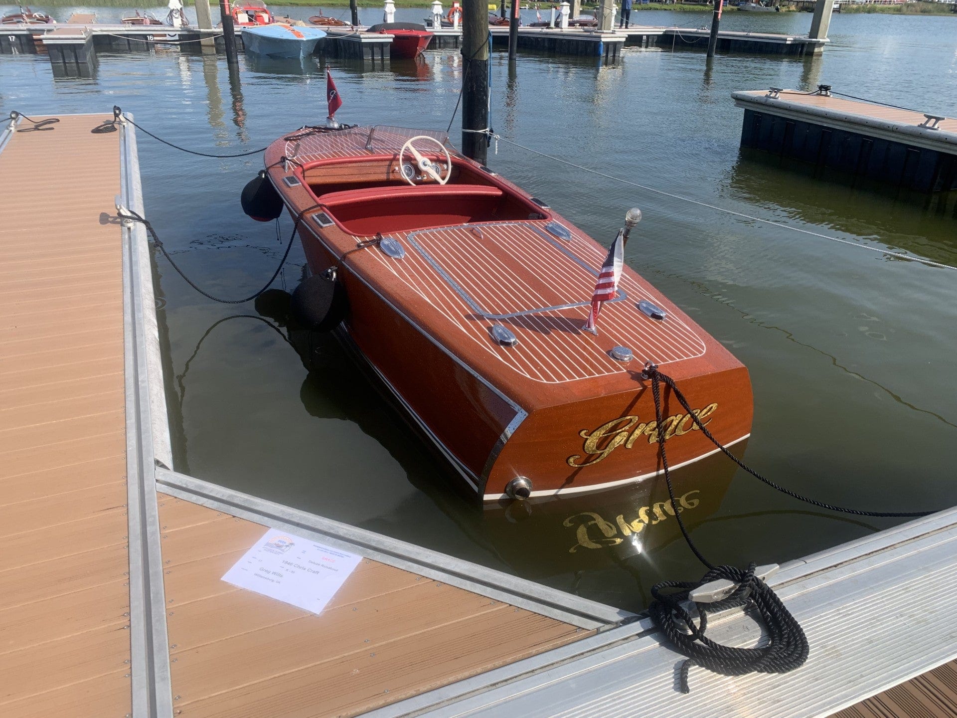 1946 CHRIS-CRAFT 17' DELUXE RUNABOUT