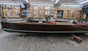 1947 22' TRIPLE COCKPIT W.J JOHNSON RUNABOUT