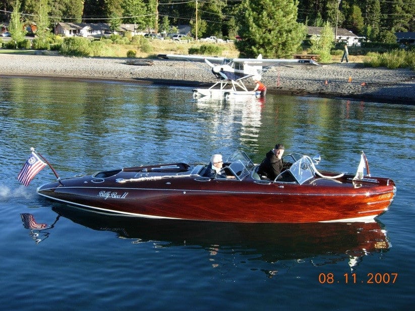 1936 23' Barnes Torpedo Stern Runabout