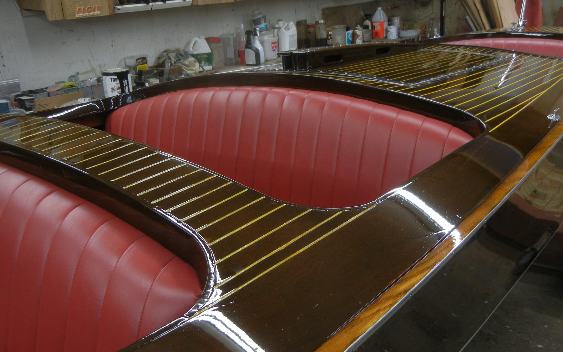 1947 22' TRIPLE COCKPIT W.J JOHNSON RUNABOUT