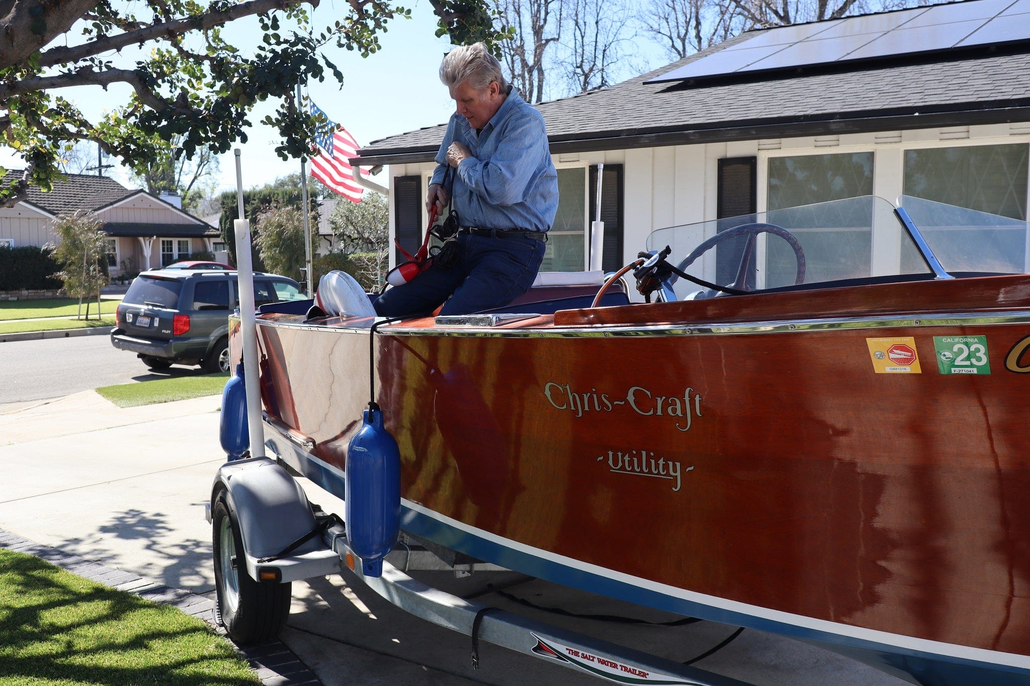 1940 CHRIS-CRAFT 18' DELUXE UTILITY RUNABOUT