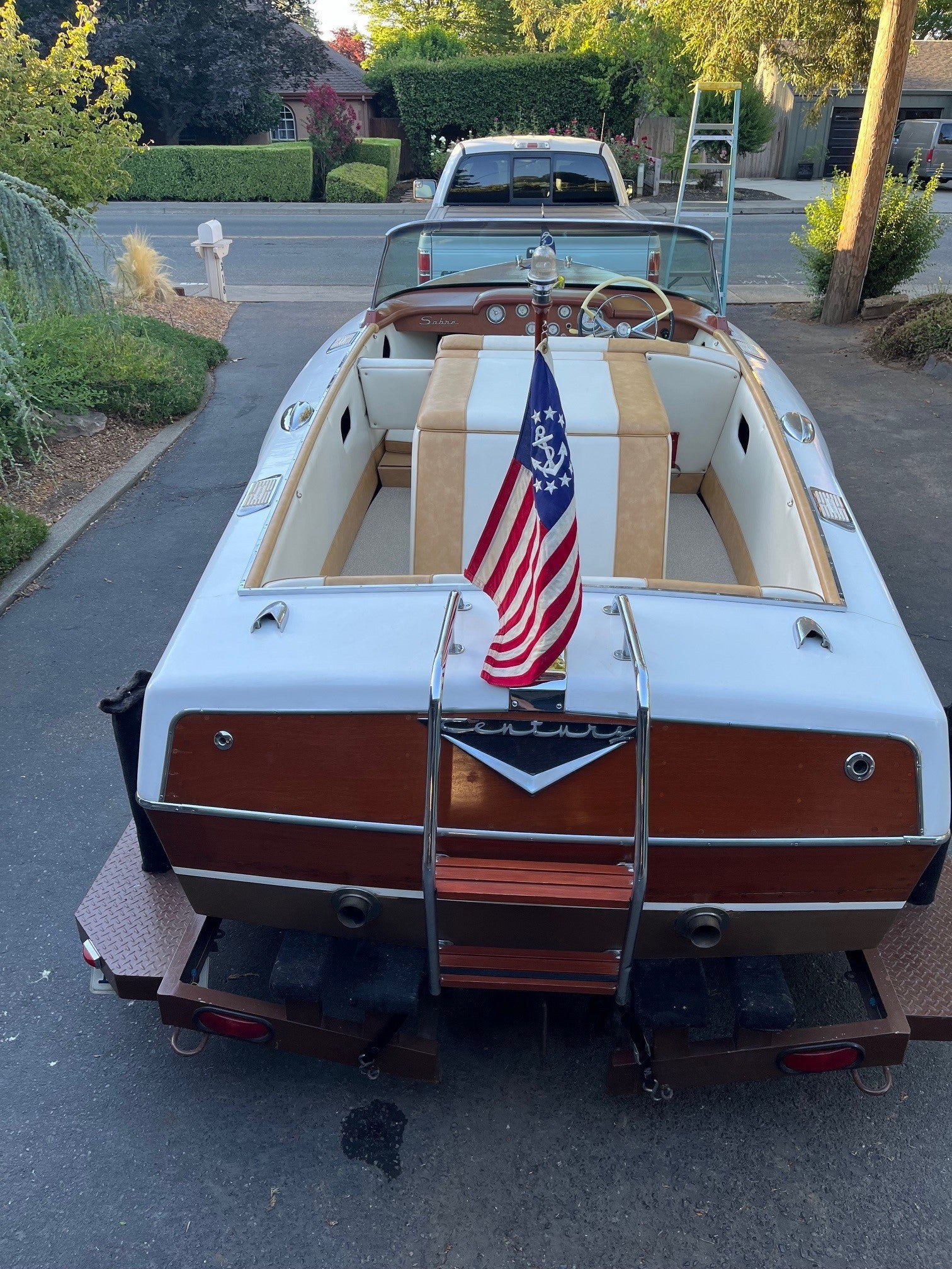 1961 18' CENTURY SABRE GULL WING HARDTOP