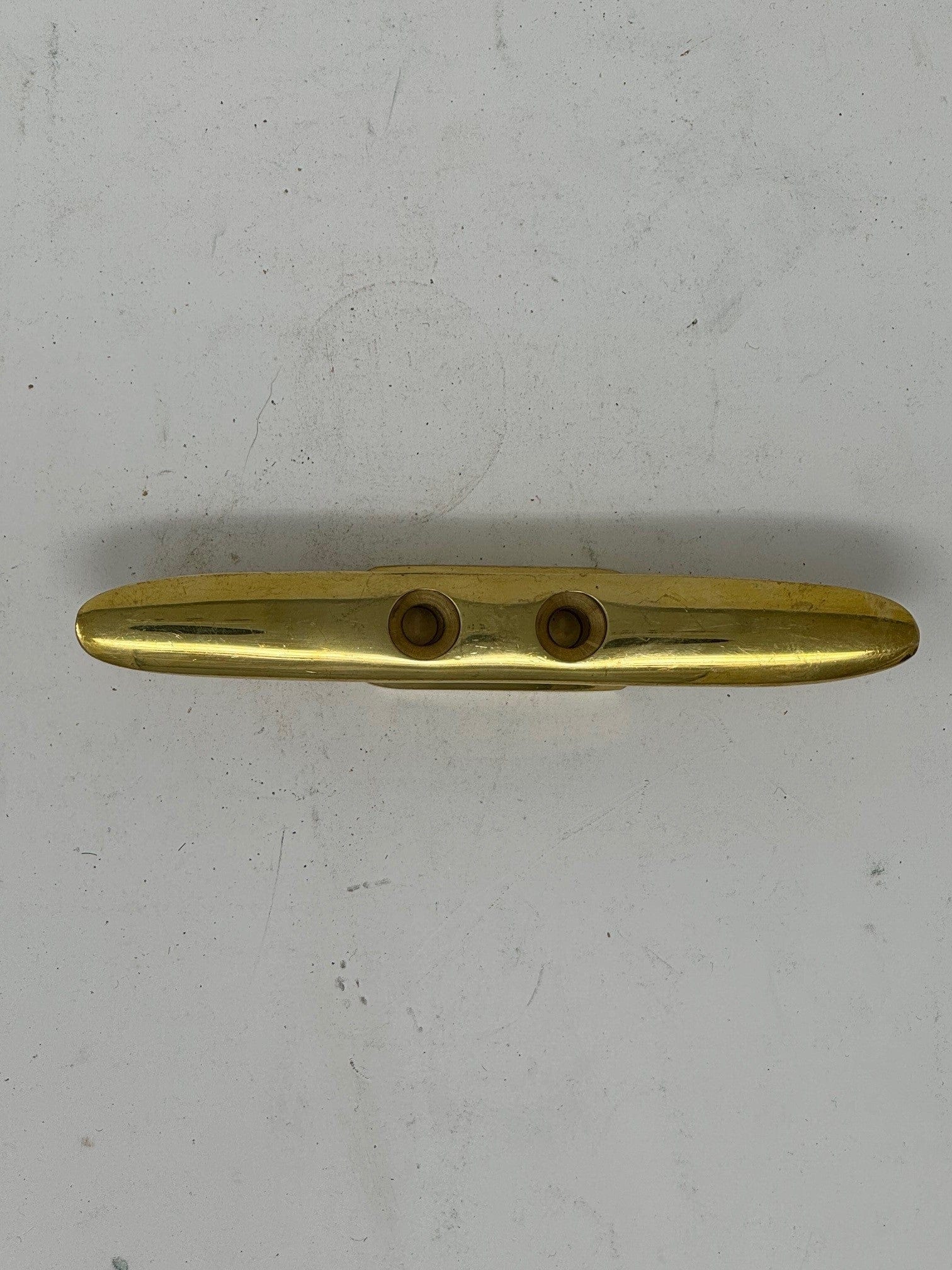 SEADOG CLEAT BRASS 5" OPEN BOX