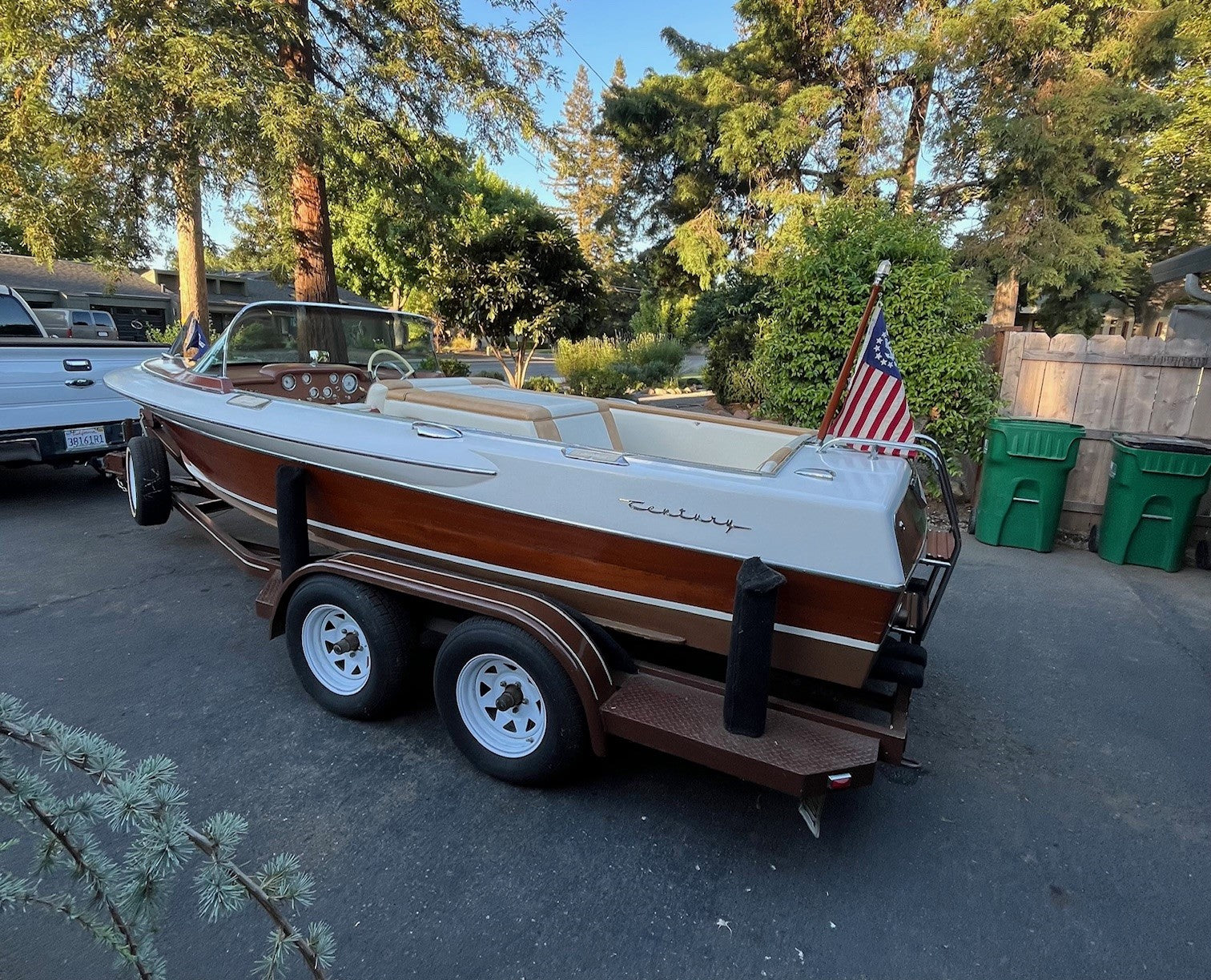 1961 18' CENTURY SABRE GULL WING HARDTOP