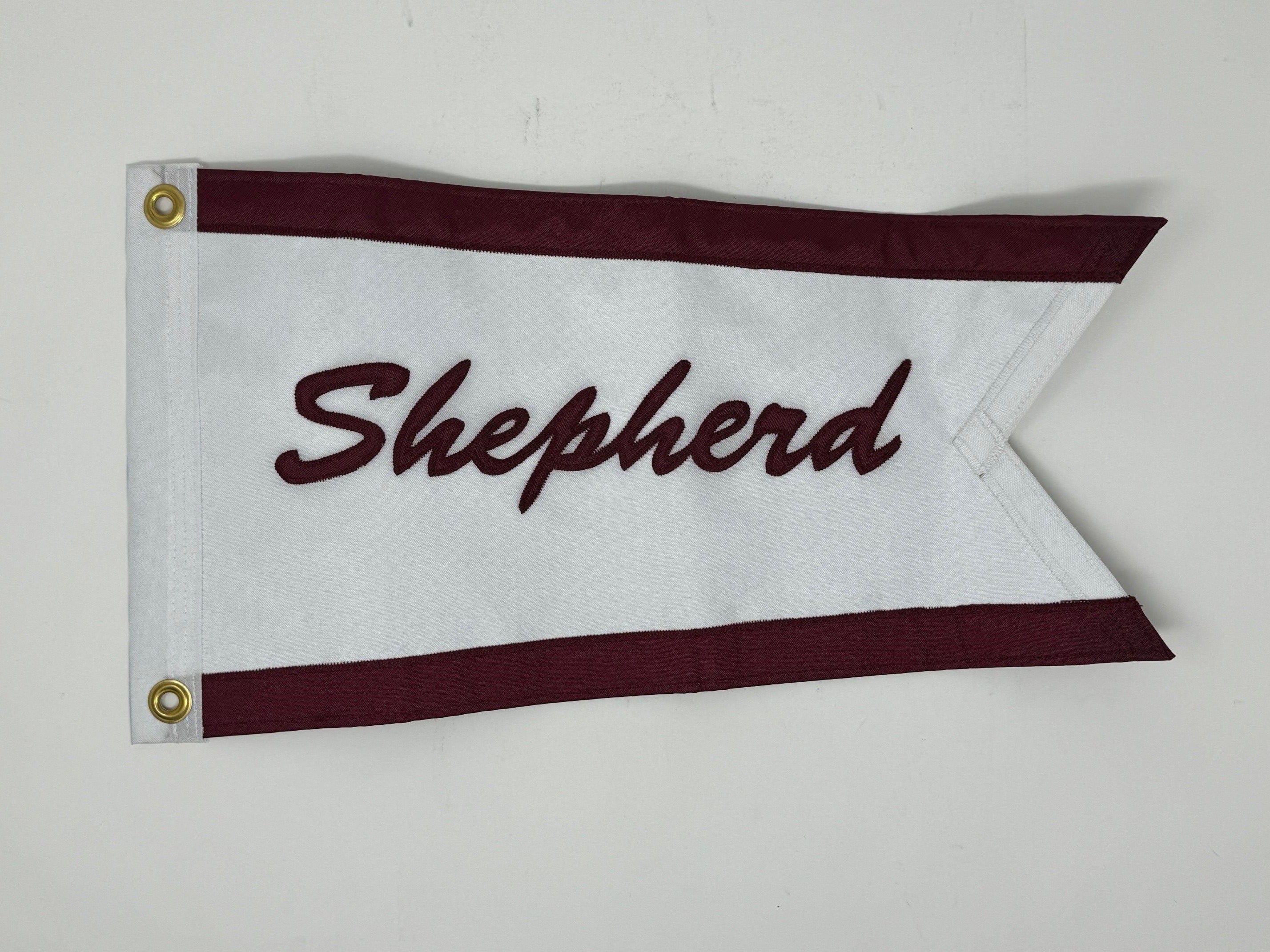 Shepherd Nylon Burgundy Burgee (Small)