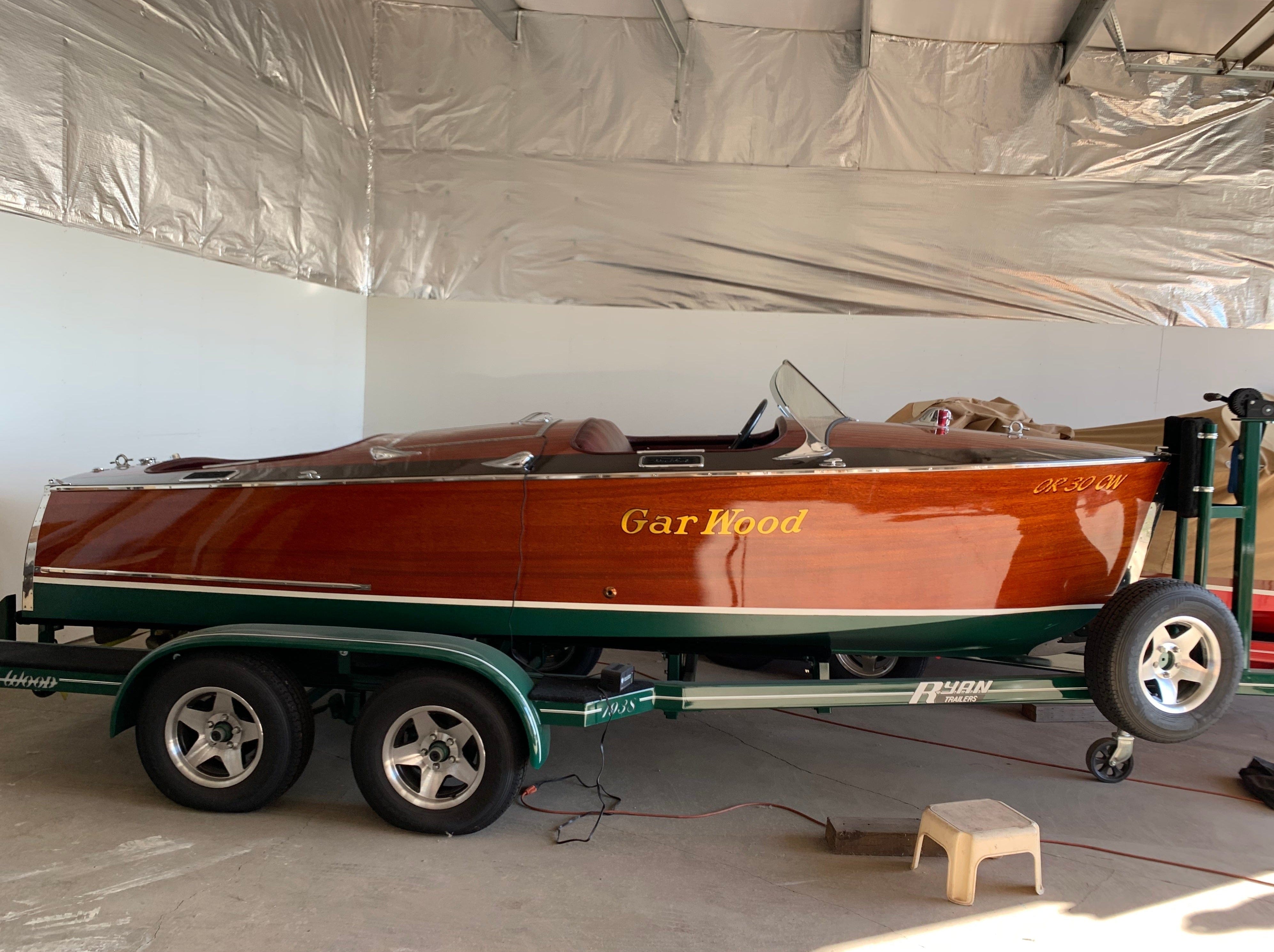 1938 GARWOOD 16' MODEL 805 - CUSTOM RUNABOUT