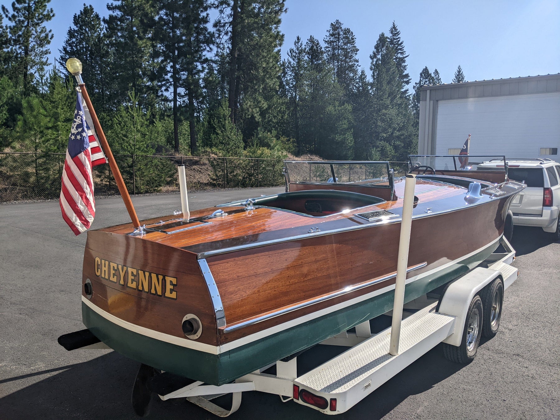 1929 28' Garwood Triple Runabout