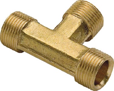Dometic HF5530 Hydraulic Tee Fitting 3/8" Tube <SPACER TYPE=HORIZONTAL SIZE=1> Brass <SPACER TYPE=HORIZONTAL SIZE=1> 3/Kit