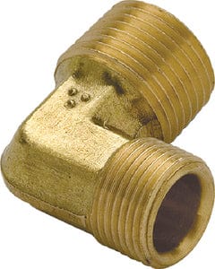 Dometic HF5534 Hydraulic Elbow Fitting 3/8" Tube <SPACER TYPE=HORIZONTAL SIZE=1> Brass <SPACER TYPE=HORIZONTAL SIZE=1> 3/Kit